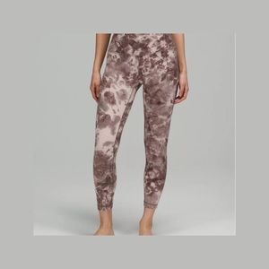 lululemon pink tie dye leggings
